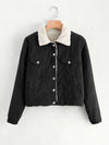 black denim jacket fully furr