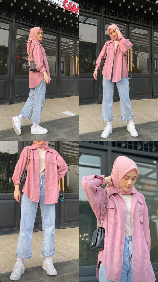 Button Down Shirt With Wide Leg Jeans