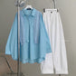 Button Down Shirt With Wide Leg Jeans