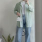 Button Down Shirt With Wide Leg Jeans