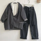 Button Down Shirt With Wide Leg Jeans