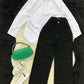 Button Down Shirt With Wide Leg Jeans