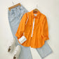 Button Down Shirt With Wide Leg Jeans