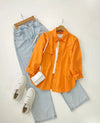 Button Down Shirt With Wide Leg Jeans