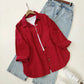 Button Down Shirt With Wide Leg Jeans