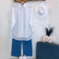 Button Down Shirt With Wide Leg Jeans