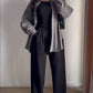 Button Down Shirt With Wide Leg Jeans
