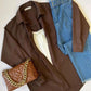 Button Down Shirt With Wide Leg Jeans