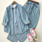 Button Down Shirt With Wide Leg Jeans