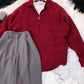 Button Down Shirt With Inner & Formal Wide Leg Pants