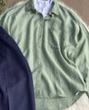 Button Down Shirt With Inner & Formal Wide Leg Pants