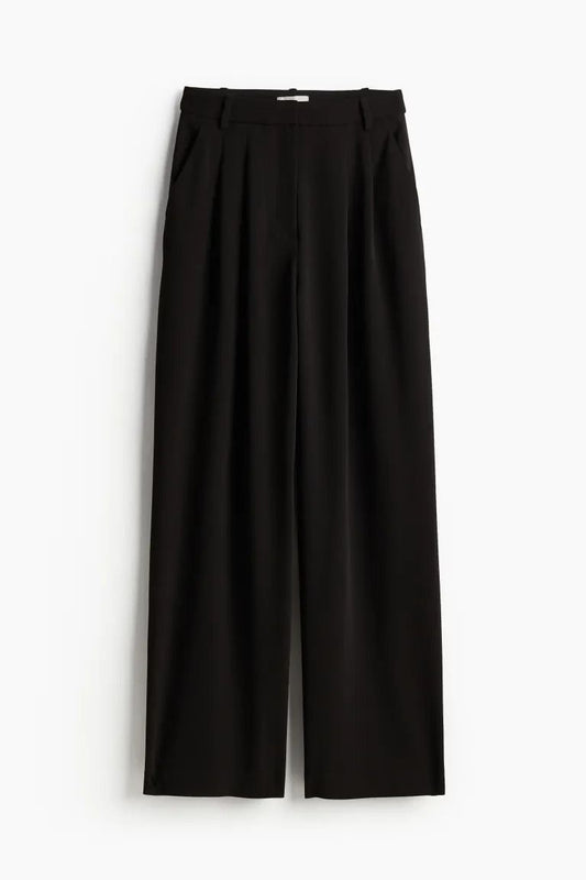Black Formal Wide Leg Pants