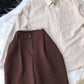 Button Down Shirt With Inner & Formal Wide Leg Pants