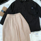 Button Down Shirt With Inner & Formal Wide Leg Pants