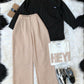 Button Down Shirt With Inner & Formal Wide Leg Pants