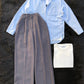 Button Down Shirt With Inner & Formal Wide Leg Pants