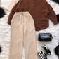 Button Down Shirt With Inner & Formal Wide Leg Pants